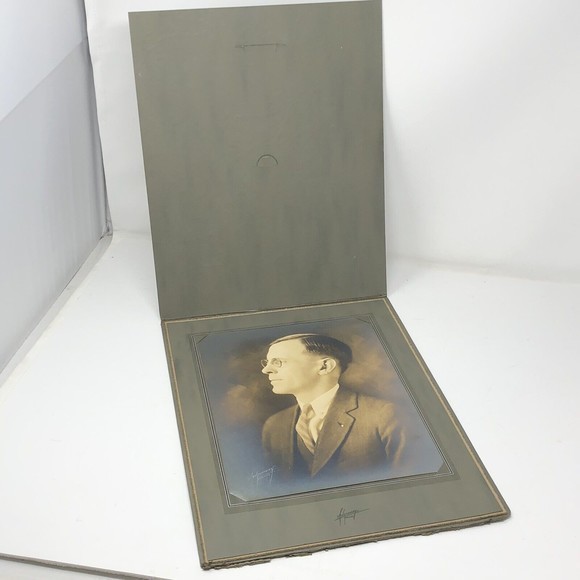 Antique 1940's 11x9  Black &‎ White Photograph Picture Cardboard MKD Patterson - Picture 11 of 12